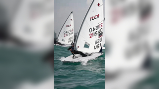 Down for the ride #sailing #miami #olympicsailing #teamusa #lasersa...