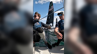 Only their 4th day sailing together… ever #sailing #olympicsailing ...