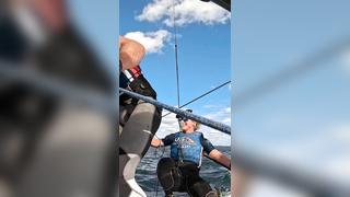 Only their 4th day sailing together… ever #sailing #olympicsailing ...