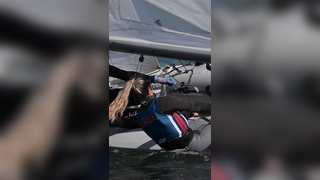 Roll tacks with Tokyo 2020 Olympian @Nikki Noodle #miami #sailing #...