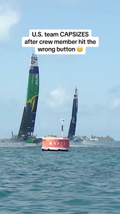 Video shows the United States sailing team’s dramatic capsize, which ...