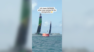 Video shows the United States sailing team’s dramatic capsize, which ...