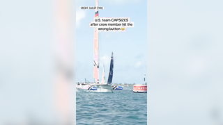 Video shows the United States sailing team’s dramatic capsize, which ...