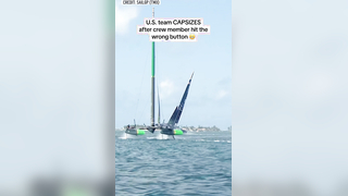 Video shows the United States sailing team’s dramatic capsize, which ...