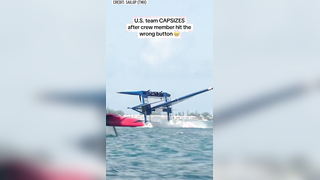 Video shows the United States sailing team’s dramatic capsize, which ...