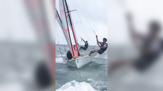 This is not a sit-back-and-relax operation #sailing #29er #miami #y...