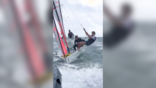 This is not a sit-back-and-relax operation #sailing #29er #miami #y...