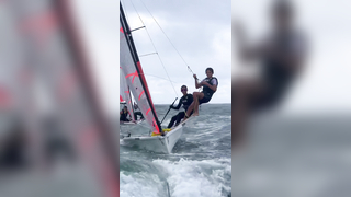 This is not a sit-back-and-relax operation #sailing #29er #miami #y...