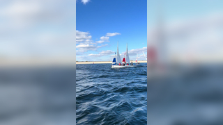 Team racing season is back #fyp #uni #sailing #london