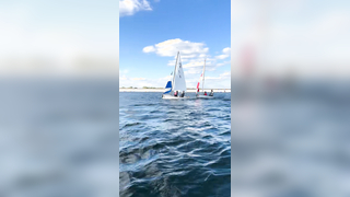 Team racing season is back #fyp #uni #sailing #london
