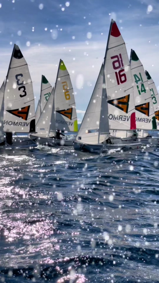 Windy days on lake Champlain, VT! #collegesailng #neisa #sailing #ver...