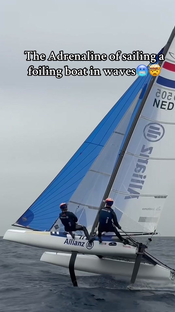 Constantly living on the edge🫨🫨🫨 #loyaltothefoil #sailinglife #sailin...