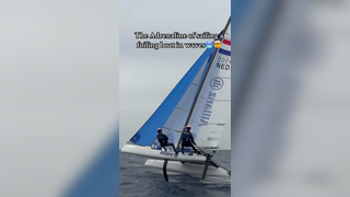 Constantly living on the edge??? #loyaltothefoil #sailinglife #sailin...
