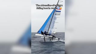 Constantly living on the edge??? #loyaltothefoil #sailinglife #sailin...