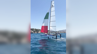 Sailing in the olympic waters #paris2024 #olympics #sailing