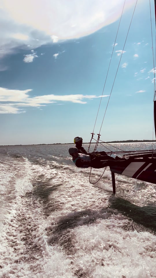 New toy unlocked #foiling #sailing