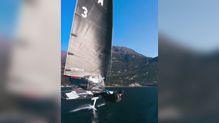 Last from Garda ? #foiling #sailing