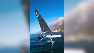 Last from Garda ? #foiling #sailing