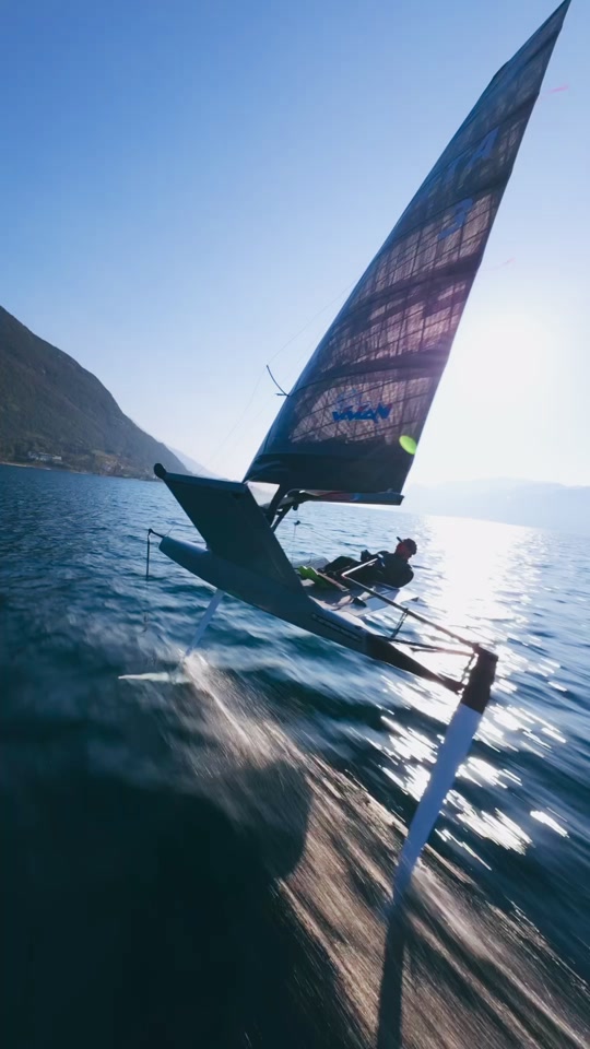 Last from Garda 🫀 #foiling #sailing