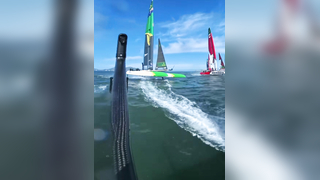 AUS Sail GP dismast @SailGP @Red Bull Italy SailGP team #foil #sailin...