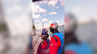 Inside my goggles on @Red Bull Italia #sailing #foiling #sailgp @S...