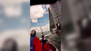 Inside my goggles on @Red Bull Italia #sailing #foiling #sailgp @S...