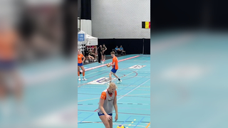 wat kan ie niet hè? #TalentteamNL #korfbal #U21EKC #korfball #belgium