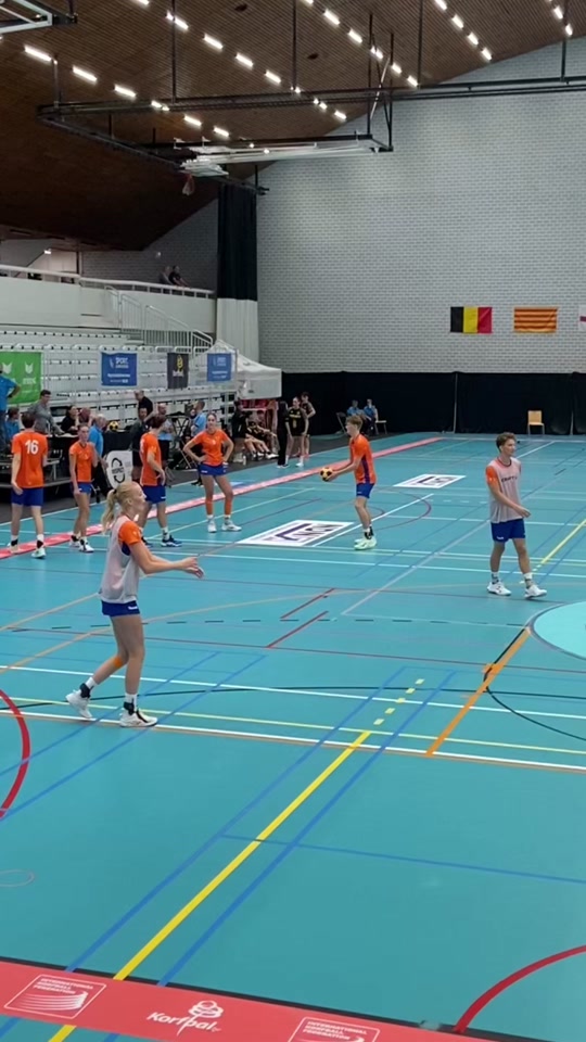 wat kan ie niet hè? #TalentteamNL #korfbal #U21EKC #korfball #belgium
