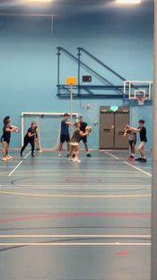 last training before trophy, working so hard #ntukorfball #korfball...