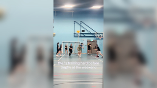 last training before trophy, working so hard #ntukorfball #korfball...