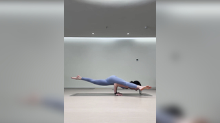 Sliding through the layers of strength and surrender. → Lunge to Boun...