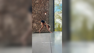 As IF this just happened…. ‍ #fyp #handstands #yoga #...