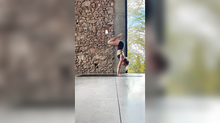 As IF this just happened…. ‍ #fyp #handstands #yoga #...
