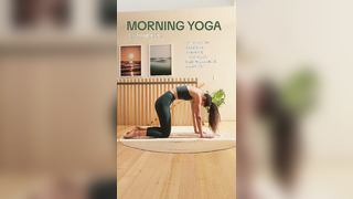 5 min MORNING YOGA for beginners to release tightness and improve pos...