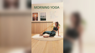 5 min MORNING YOGA for beginners to release tightness and improve pos...