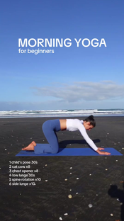 5 min morning yoga to release tension and improve flexibility ‍#yo...