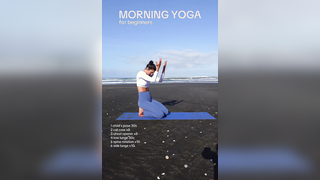 5 min morning yoga to release tension and improve flexibility ‍#yo...