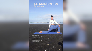 5 min morning yoga to release tension and improve flexibility ‍#yo...