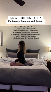 Unwind after a long work day #yoga#bedtimeyoga#yogagirl#yogaflow#yog...