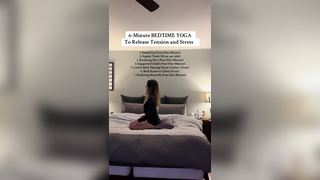 Unwind after a long work day #yoga#bedtimeyoga#yogagirl#yogaflow#yog...