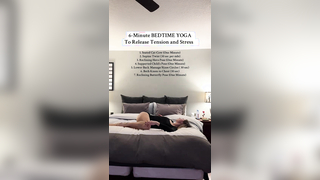 Unwind after a long work day #yoga#bedtimeyoga#yogagirl#yogaflow#yog...