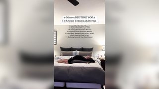 Unwind after a long work day #yoga#bedtimeyoga#yogagirl#yogaflow#yog...