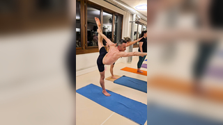 Real men do Yoga! #yogapose #hotyoga #yogaflow #bikramyoga #realme...