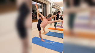 Real men do Yoga! #yogapose #hotyoga #yogaflow #bikramyoga #realme...