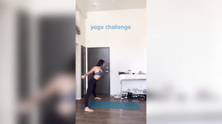 had to try this #yogachallenge