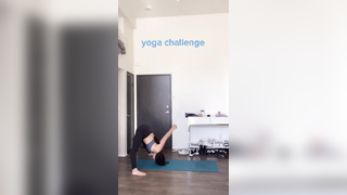 had to try this #yogachallenge
