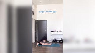had to try this #yogachallenge