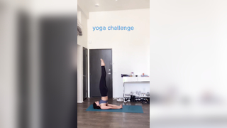 had to try this #yogachallenge