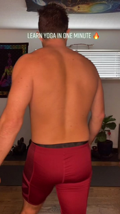 1 min yoga basics #yoga #menshealth #broga #fitness #healthyhabits #f...