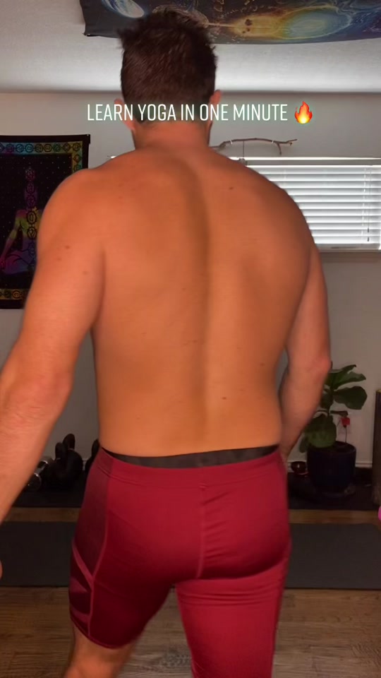 1 min yoga basics #yoga #menshealth #broga #fitness #healthyhabits #f...